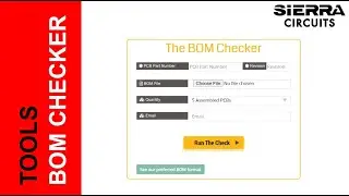 BOM CHECKER: Clean Your Bill of Materials | Sierra Circuits