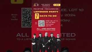 Pop Shuvit : #PhantomFrequencies Listening Party (7 Days To Go!)