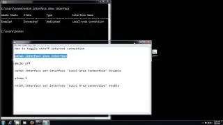 How to toggle off on internet connection
