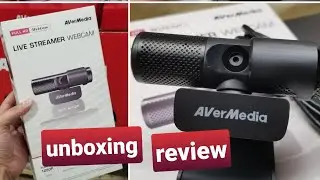 Costco AVERMEDIA Live Streamer CAM PW313C Webcam $69 - REVIEW / Unboxing