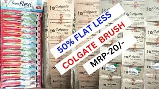 COLGATE TOOTHBRUSH🦷 50%LESS ON MRP WHOLESALE PRICE AND UNBOXING