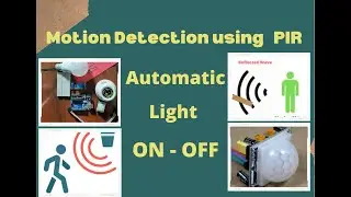 Automatic light ON OFF using PIR II Home automation