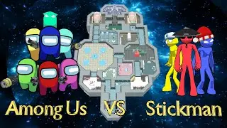 Among us VS Stickman 3D