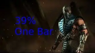 MKX Combo Tutorial - Sub Zero (Cryomancer) 39% One Bar
