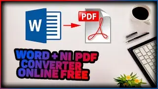 WORD-NI PDF-GA O'ZGARTIRISH  || КАК ПРЕОБРАЗОВАТЬ WORD в PDF || Hujjatlarni word dan pdfga o'tkazish