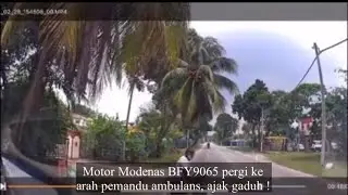 Viral motor tahan ambulans ajak GADUH..! Ambulans terus selamatkan pesakit…