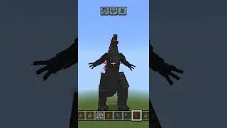 Evolved Godzilla in Minecraft #godzilla #minecraftmods #godzillavskong #godzillaxkongthenewempire