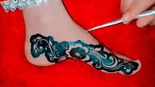 beautiful sticker mehndi design