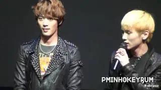 [Fancam] 111015 Minho & Key Talk @ Friend of Korea