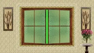 No copyright Green Screen Doors and Windows Video Background 001