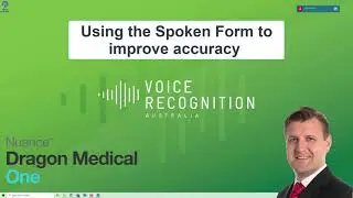 Using the Spoken Form in the Dragon Medical One vocabulary