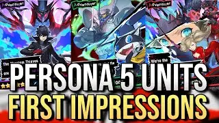 Persona 5 Strikers Units: First Impressions (Joker, Mona, Panther, Arsene)| Dragalia Lost