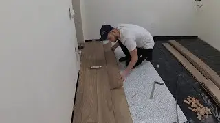 How to Install Laminate Flooring Alone | QUICKLY AND EASILY