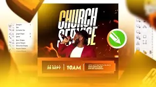 How to Design a Church Flyer with CorelDraw Tutorial 2024
