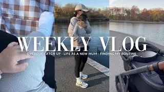 WEEKLY VLOG | life as a new Mum, long overdue catch up & finding my routine