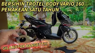 TUTORIAL BERSIHIN TROTEL BODY VARIO 160,BBM PERTAMAX ONLY!!!