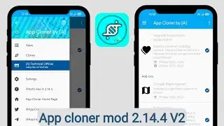 App cloner by [A]  v2|| letest unlocked || V2.14.4 Mod || a12 support || 2024