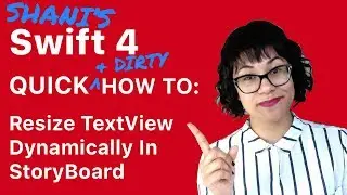 Swift 4 How to Resize Textview Dynamically