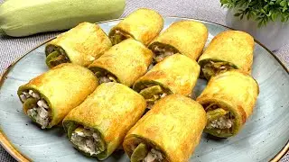 Ein einfaches Rezept mit Thunfisch in Dosen und Zucchini! Eines der köstlichsten Zucchinirezepte!