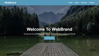 How to Create a Website Landing Page with HTML and CSS | Website Design HTML CSS
