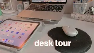just another desk tour 🫧 what i keep in my comfort space