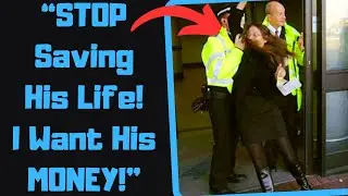 r/EntitledPeople - Psycho Karen Won't Let Paramedics Save Her Dying Dad! Fights Everyone!