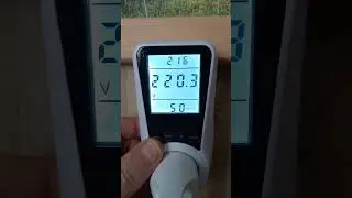 Вольтметр. Анализатор мощности.  Digital Wattmeter 220V