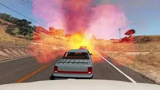 BeamNG drive Overtaking crashes 1#