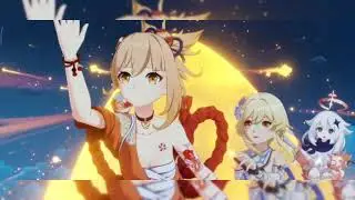 Yoimiya Meteor Shower Cutscene