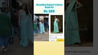 Shraddha Kapoor's saree Dupe from @flipkart ❤️ #shraddhakapoor #shraddakapoor #shraddhakapoorfans