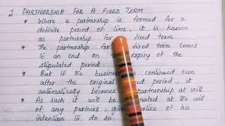 TYPES OF PARTNERSHIP FIRM (Tamil)