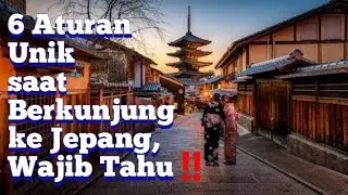 6 Aturan Unik saat Berkunjung ke Jepang, Wajib Tahu‼️
