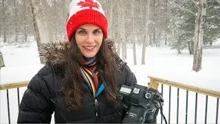 How to photograph snowflakes with a macro lens