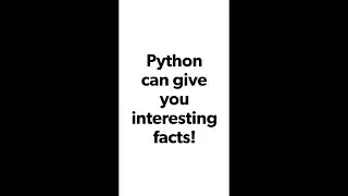 How to get Interesting Facts using the 'randfacts' module in python | 