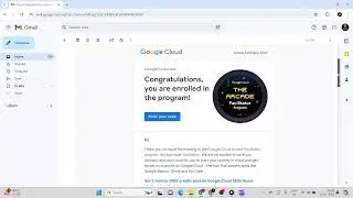 ✅ Next Step Congratulations Mail Received? Redeem your credits now| Google Cloud Arcade Program 2024