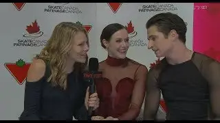 CTNSC 2018 Tessa Virtue & Scott Moir Interview after FD