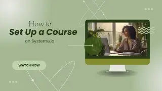 How to do a course on Systeme.io