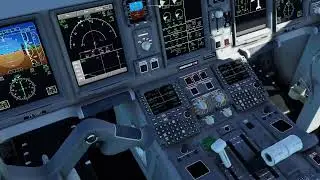 FSS E175 Test, ILS Landing