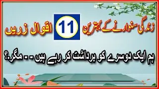 Ham aik dosry ko | Best Aqwal e Zareen, Quotes in Urdu Hindi| Golden words |Islam Tv by Waheed g.