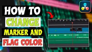 How To Change Marker And Flag Color In Davinci Resolve