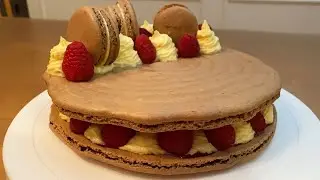 Chocolate Macaron Cake Recipe
