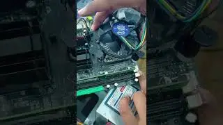 fan installation on cpu 