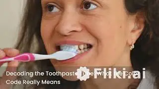 Colour codes for toothpaste