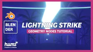 Blender Tutorial | Geometry Nodes | Lightning Strike