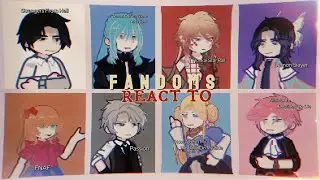 (2X) FANDOMS REACT TO EACH OTHER | 0,5/8: INTRODUCTION || SFH, KNY, VADTD, PASSION, FNAF, TSSDT, HSR