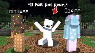 J'ai troll ma Copine avec la PIRE Map Horreur de Minecraft..