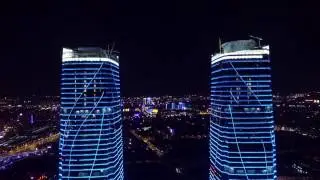 LED facade lighting -- kunming xishan wanda plaza, China
