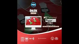 MUTFAK ÖNLÜK DİKİMİ -  CANLI YAYIN