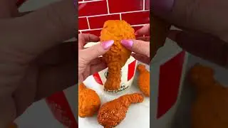Fidgets that Look Like KFC (Kentucky Fried Chicken) Meal Food Satisfying Video ASMR! 