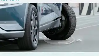 Hyundai's new steering system. It can do parallel parking, sharp turns, 360-degree turn,..
